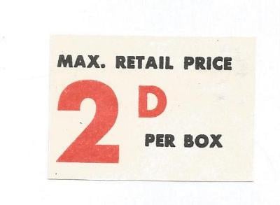 K.č. 5-K-1966 Max. Retail Price...-krabičková,dříve k.č. nová pol kat.