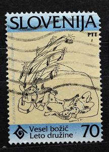 SLOVENIJA-Slovinsko, 1994. Umění-Kresba,Vánoce, Mi.100/ KT-234