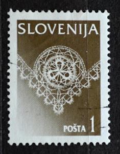 SLOVENIJA-Slovinsko, 1996. Krajkový okraj IDRIA, Mi.153 / KT-246