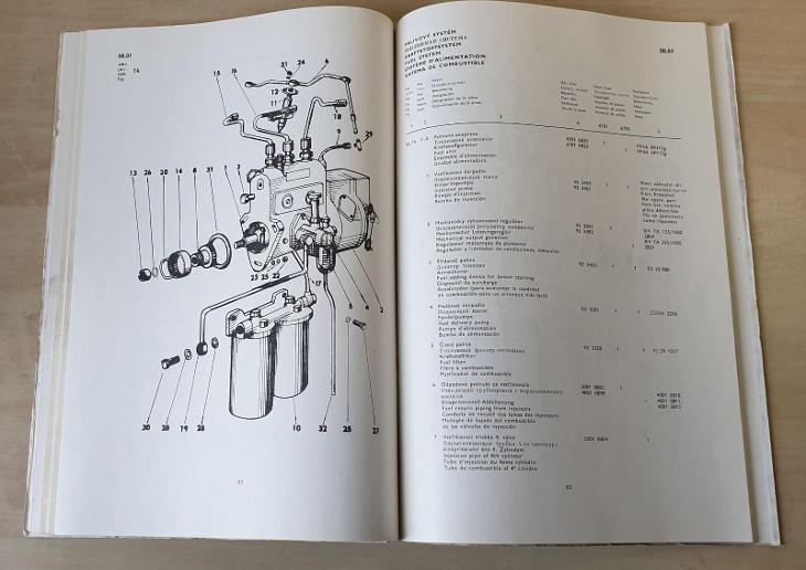 Zetor MOTOR 4701, 6701 - katalog dílů 1972 - undefined