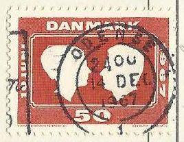 Dánsko, razítkované, r.1967, Mi. 455 (y)