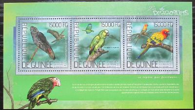 Guinea 2014 Papoušci Mi# 10355-57 Kat 18€ 2064