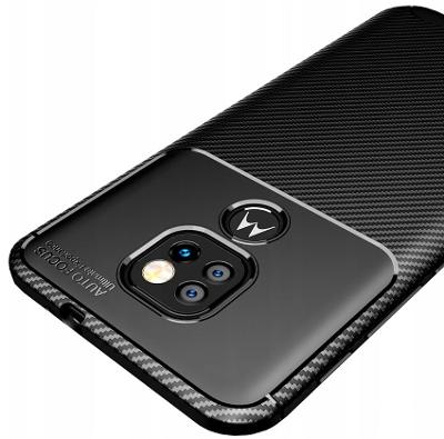 Motorola Moto E7 Plus, kryt pouzdro obal obrněný FX carbon fx18