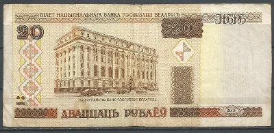 Bělorusko - 20 rublej 2000 (16a)