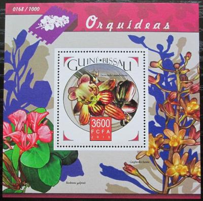 Guinea-Bissau 2015 Orchideje Mi# Block 1446 Kat 13.50€ 2077