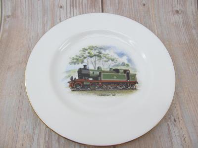 Závěsný dekorativní talíř průměr 18 cm Parní Vlak mašinka vlak