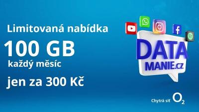 DATAMANIE - AKTIVACE AŽ DO 31/12/2022 - 100 GB dat
