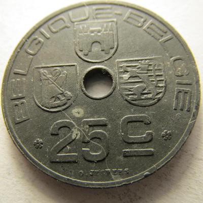 Belgie - 25 Centimes z roku 1946 =BELGIQUE-BELGIE=