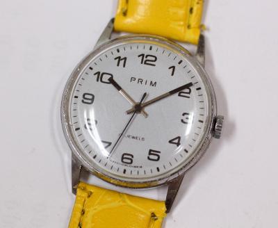 pánské hodinky PRIM 66, bílý číselník, 