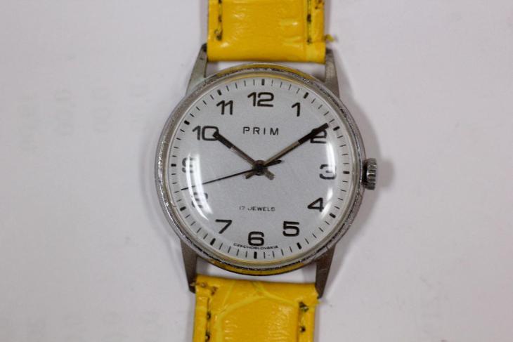 pánské hodinky PRIM 66, bílý číselník, 