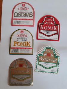 17 Etiket Pivní Etikety Ostravar Ondráš Koník Poník