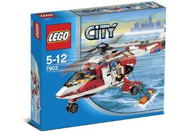 Lego City 7903 Záchranářský vrtulník RARITA