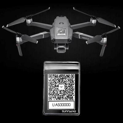 Sunnylife samolepicí pouzdro pro QR kód na dron, voděodolné, 1.8 g