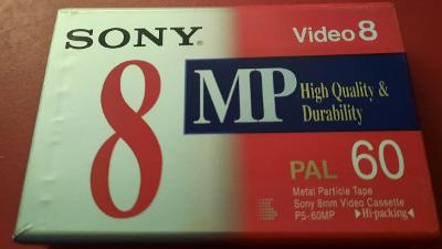 SONY 8 MP 60 High quality 8mm video kazeta JAPAN- NOVÁ