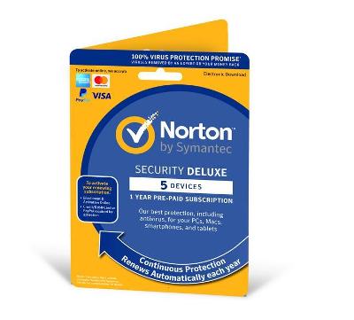 Norton Security Deluxe 2021 5 PC - 3 ROKY