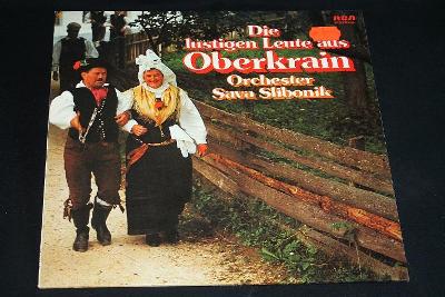LP - Sava Slibonik- Die lustigen Leute aus Oberkrain    (d19)