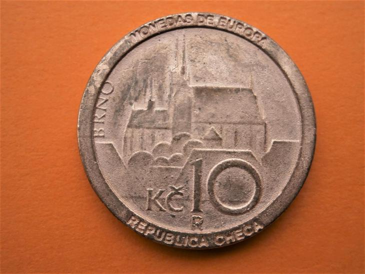10 Kč 1997, replika z Evropské numis.výstavy Madrid - jedinenčný - Numismatika