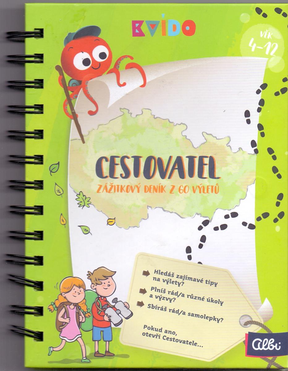 CESTOVATEL zážitkový deník z 60 výletů - Morava+Slezsko # pro 4-12 let - Knihy a časopisy