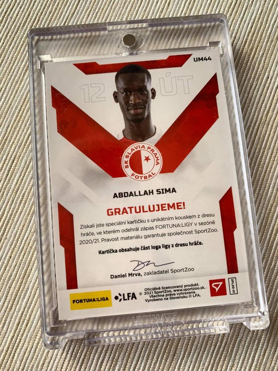 2020-21 SportZoo Abdallah Sima Debut Date Rookie, Slavia Prague, Brighton  FC