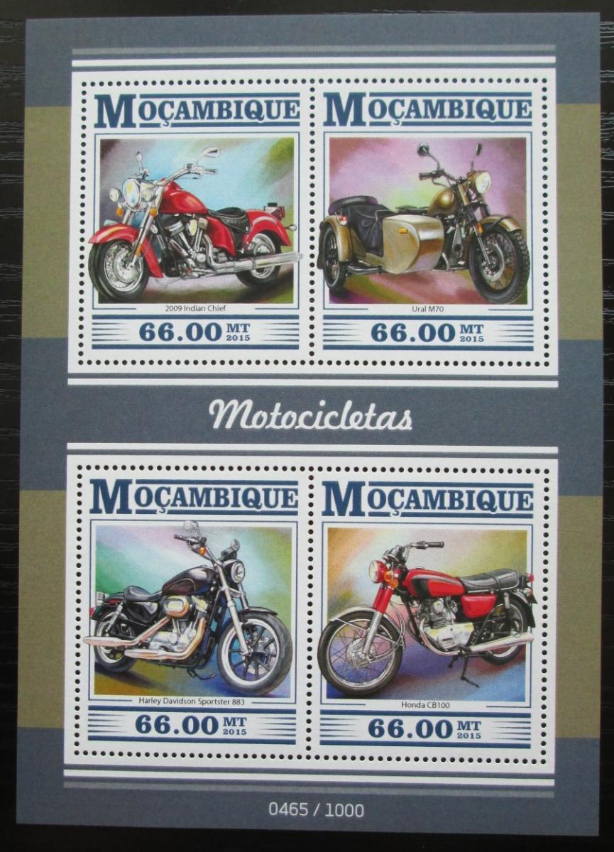 Mozambik 2015 Motocykle Mi# 8059-62 Kat 15€ 2430 - Známky