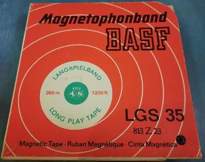 BASF LGS 35 360m Magnetic tape. Kotoučovy Pásek