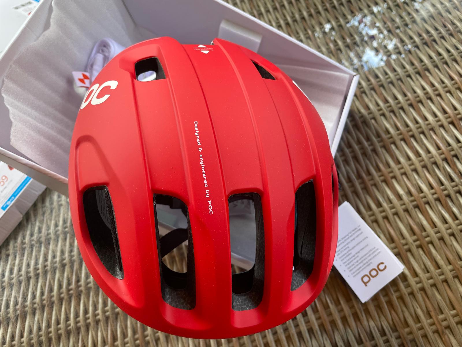 Cyklistická helma POC Ventral Spin, Prismane Red, vel. 54-59 - Sport a turistika