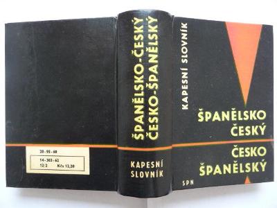 Španělsko-český česko-španělský kapesní slovník - SPN 1962