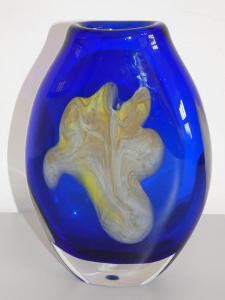 Váza kobalt