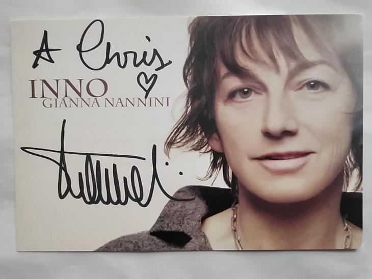 Autogram podpis Nannini Giana (Bello e impossibile)
