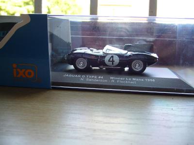 1:43 Jaguar D-Type lemans winner1956