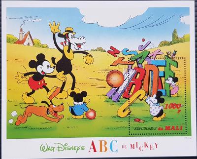 Disney Mali dětské, Abeceda II. 1ks aršík