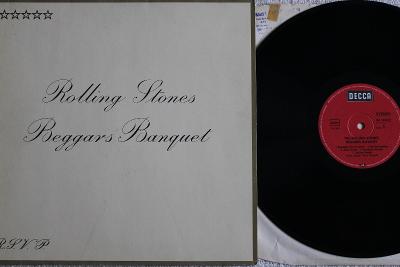 Rolling Stones Beggars Banquet LP 1968 vinyl Germany RI 1973 top stav