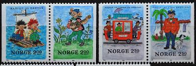 **NORGE-Norsko, 1984. Dětské knihy, Mi.914-917(6Eur) kompl. / KT-278