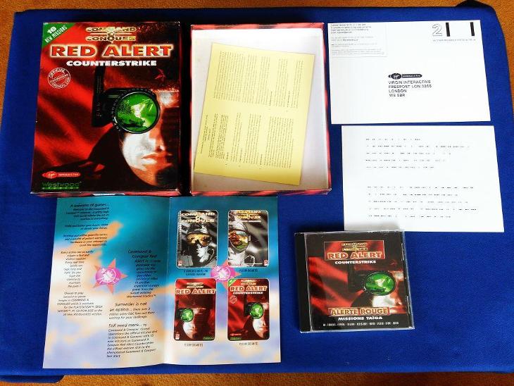 PC - COMMAND a CONQUER RED ALERT COUNTERSTRIKE BIG BOX (retro 1997)Top - Hry