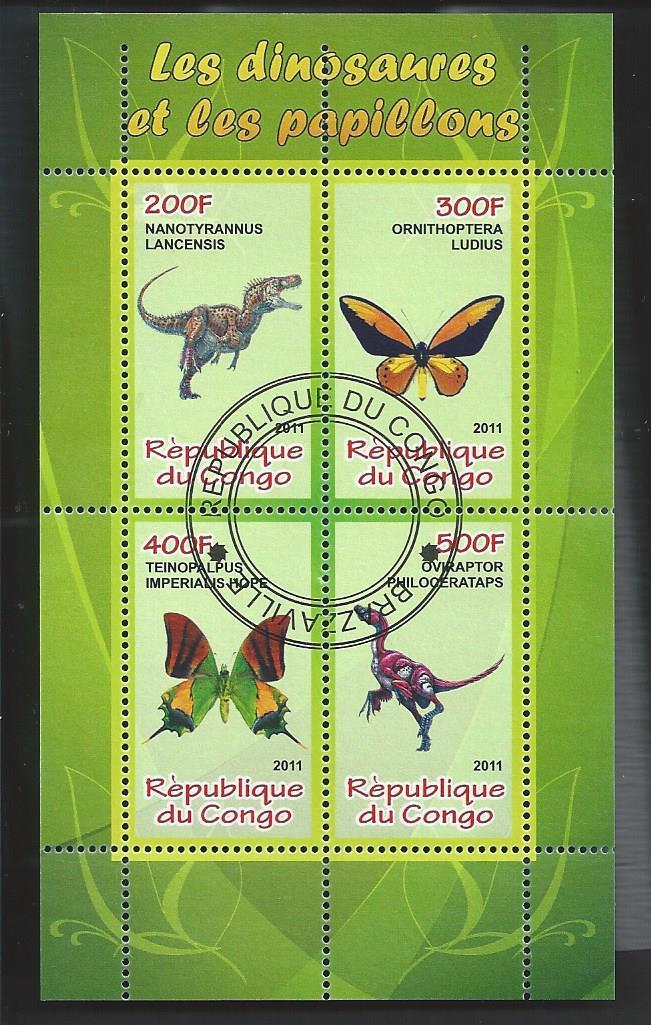 Kongo 2011 - dinosauři a motýli - Nanotyrannus, Oviraptor
