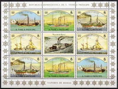 Sao Tomé e Príncipe-Parníky 1984**  Mi.Klb.916-919 / 12 €