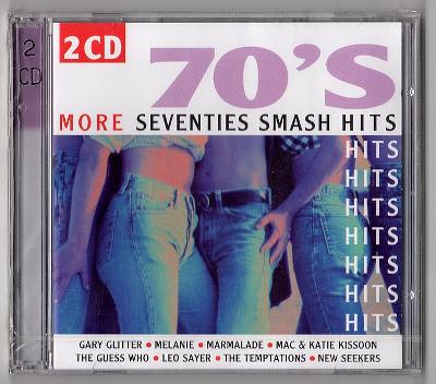 2CD - MORE SEVENTIES - SMASH HITS 70' ...... ve folii ..... NOVÉ !!