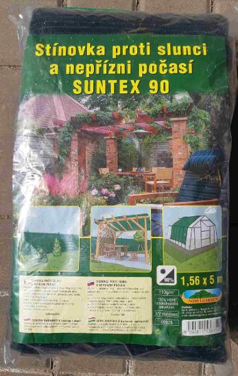Stínovka proti slunci a nepřízni počasí PE SUNTEX 90% (zelená) - Dům a zahrada
