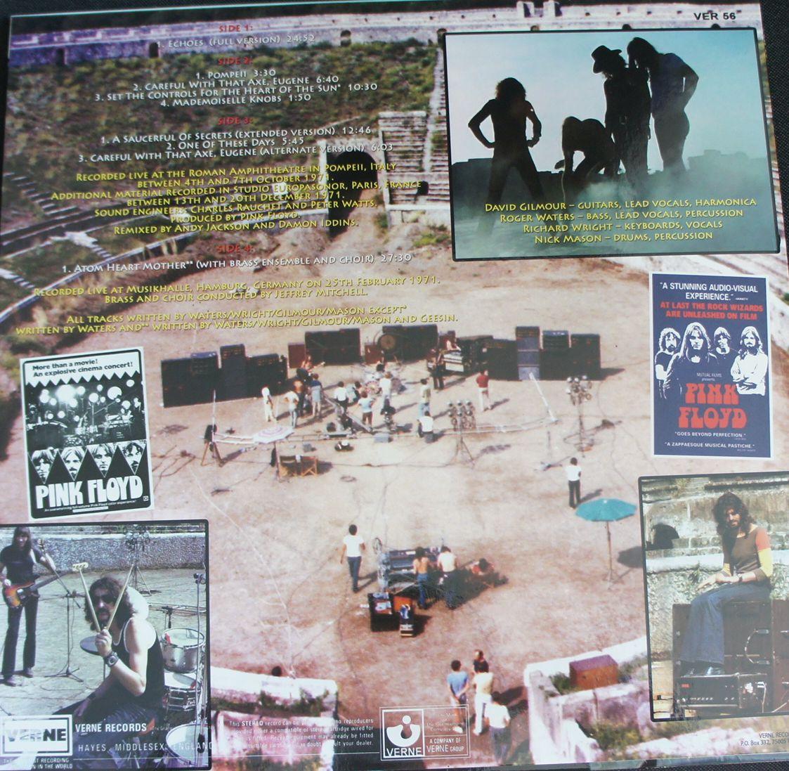 2 LP PINK FLOYD Live At POMPEII 1971 Soundtrack  Raritní ! - LP / Vinylové desky