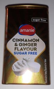 Amanie cinnamon&ginger flavour sugar free sběratelská krabička