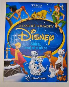 Sběratelské album Disney klasické pohádky - English / kompletní karty