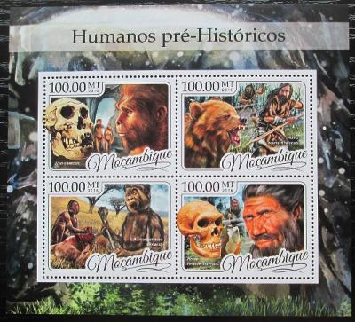 Mosambik 2016 Prehistorický člověk Mi# 8779-82 Kat 22€ 2452