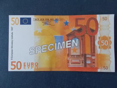 Numismatika Reklamní leták jako Euro bankovka 50 suvenýr