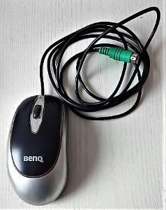 Retro myš počítačová: BENQ - model: M107 (5V / 100 mA)
