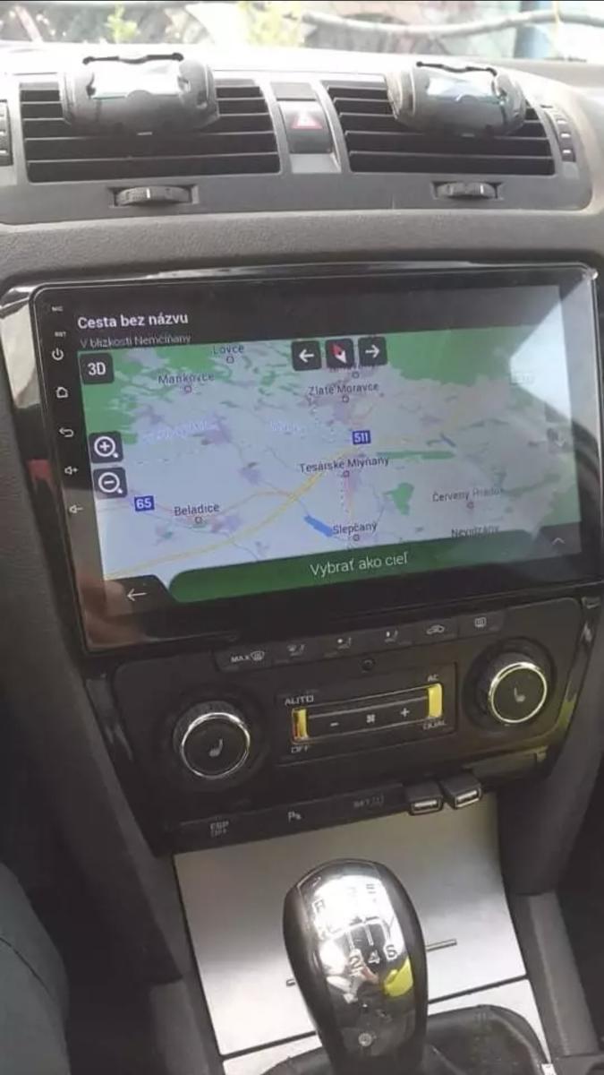NOVÉ 10,1" Android AUTORÁDIO + park kamera - ŠKODA Octavia 2 - TV, audio, video