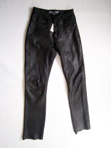 Kožené dámské kalhoty - vel. 30, pas: 80 cm
