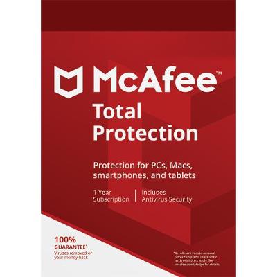 McAfee Total Protection 1 zařízení, 1 rok + faktura