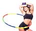 Velký cvičební krůh hula hop lze rozložit snadná montáž 0479 - Sport a turistika