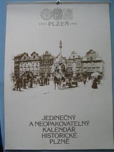 Kalendář historické Plzně -  1890 - 1914 -  Plzeň - 1993 - 1995