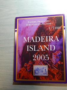 Madeira EURO PROBE sada 2005 ve folderu UNC čKUF